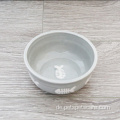 Custom Logo süßes Haustier Feeding Bowl Fisch abgebildet